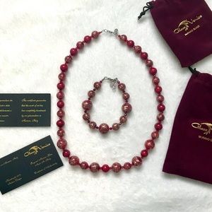 GlassOfVenice Starlight Murano Glass Matching Set